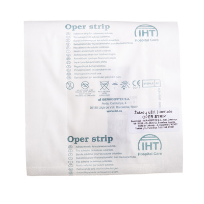 OPER STRIP, žaizdų uždarymo juostelė, 3 x 75 mm, 5 vnt. paveikslėlis