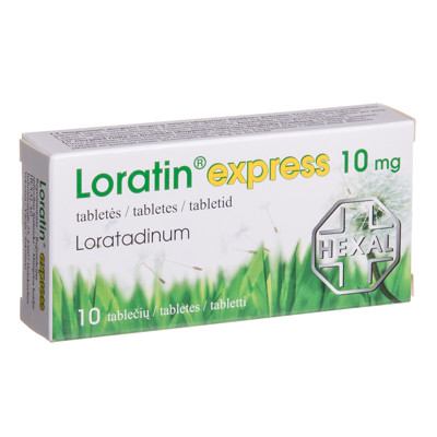 LORATIN EXPRESS, 10 mg, tabletės, N10  paveikslėlis