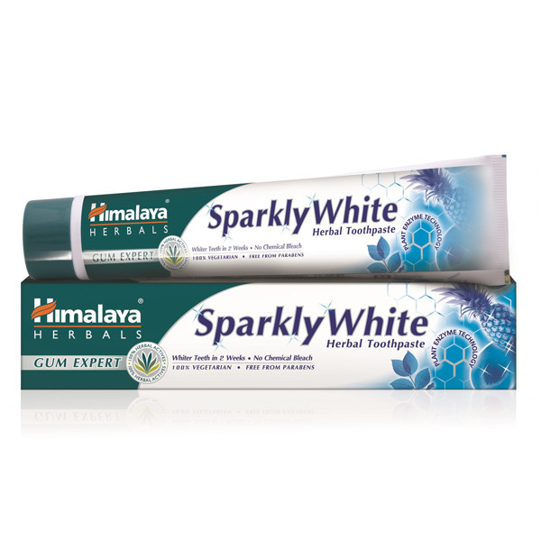 HIMALAYA SPARKLY WHITE, balinanti dantų pasta, 75 ml paveikslėlis