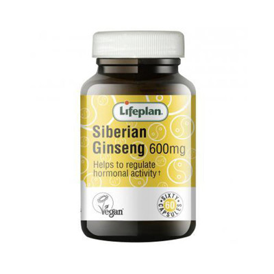 LIFEPLAN SIBERIAN GINSENG, eleuterokokų ekstraktas su vitaminais , 60 kapsulių paveikslėlis