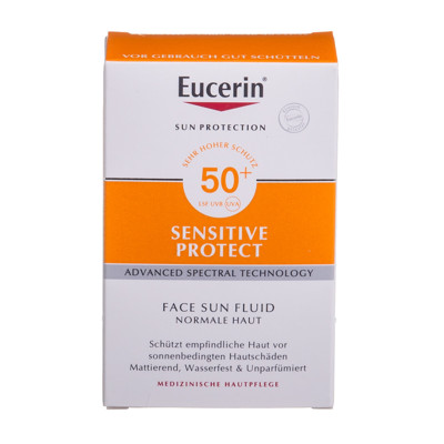 EUCERIN, matinis veido fluidas nuo saulės, SPF 50+, 50 ml paveikslėlis