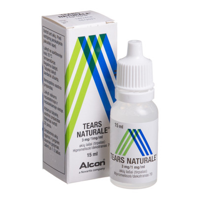 TEARS NATURALE, 3 mg/1 mg/ml, akių lašai (tirpalas), 15 ml  paveikslėlis
