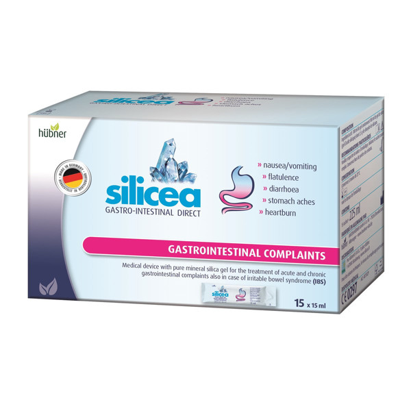 SILICEA GASTRO-INTESTINAL DIRECT, virškinimo sistemos negalavimams gydyti, 15 ml, geriamasis gelis, 15 vnt. paveikslėlis