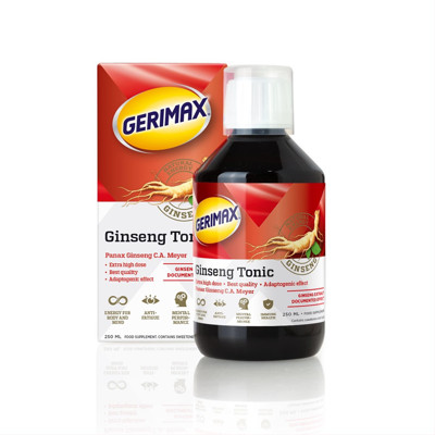 GERIMAX GINSENG TONIC, 250 ml paveikslėlis