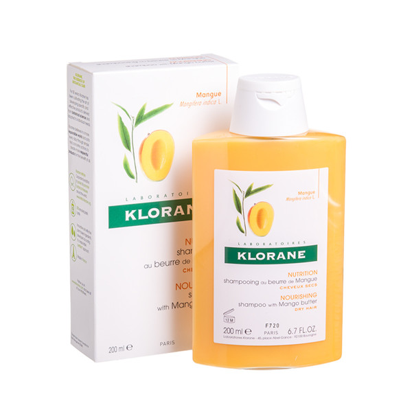 KLORANE MANGO, maitinamasis šampūnas, 200 ml paveikslėlis