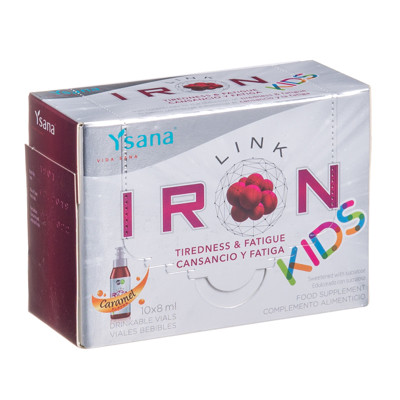 IRONLINK KIDS, 10 mg, 8 ml, 10 vnt. paveikslėlis