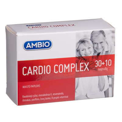 AMBIO CARDIO COMPLEX, 30 + 10 kapsulių paveikslėlis