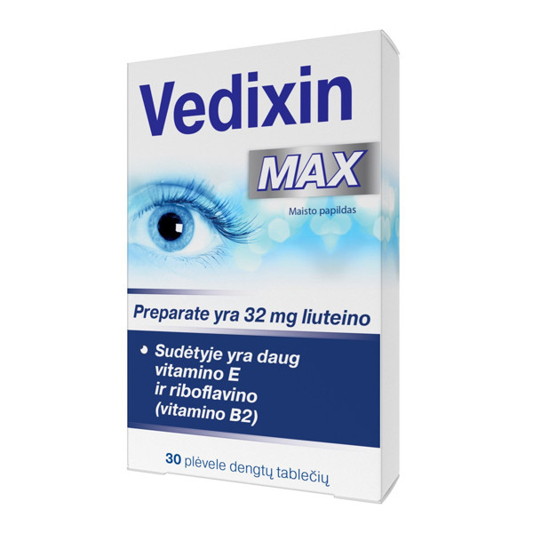 VEDIXIN MAX, 30 tablečių paveikslėlis