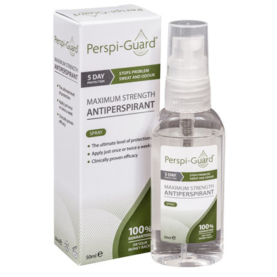 PERSPI GUARD, purškiamas antiperspirantas (5 d. apsauga nuo prakaitavimo), 50 ml paveikslėlis