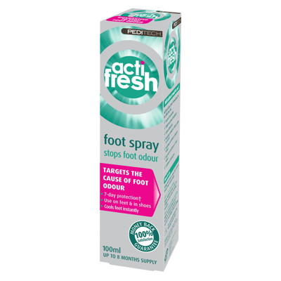 ACTI FRESH, nuo nemalonaus kojų ir batų kvapo (poveikis iki 7 d.), 100 ml paveikslėlis