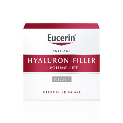 EUCERIN HYALURON - FILLER + VOLUME - LIFT, naktinis kremas, 50 ml paveikslėlis