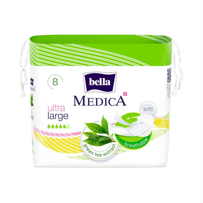 BELLA MEDICA ULTRA LARGE, higieniniai paketai, 8 vnt. paveikslėlis