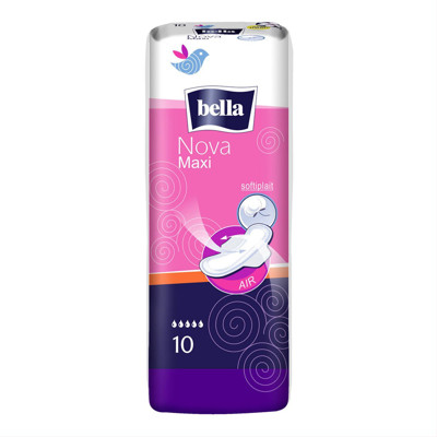 BELLA NOVA MAXI, higieniniai paketai, 10 vnt. paveikslėlis