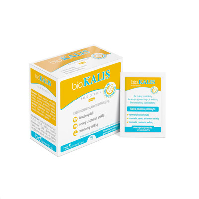 BIOKALIS, 400 mg, milteliai, 30 vnt. paveikslėlis