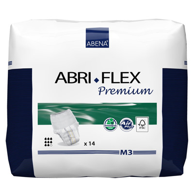 ABRI-FLEX PREMIUM DUAL CORE M3, sauskelnės-kelnaitės, 14 vnt.  paveikslėlis