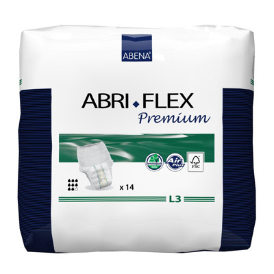 ABRI-FLEX PREMIUM DUAL CORE L3, sauskelnės-kelnaitės, 14 vnt.  paveikslėlis