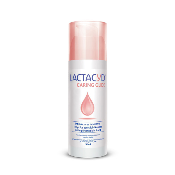 LACTACYD CARING GLIDE, intymios zonos lubrikantas, 50 ml  paveikslėlis