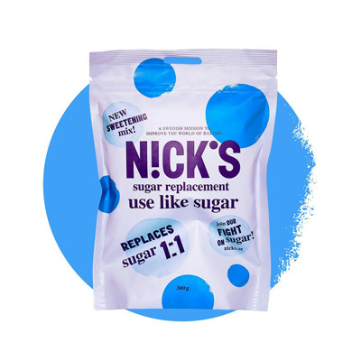 Nick`s Use Like Sugar, natūralus cukraus pakaitalas, saldiklių mišinys, 300 g paveikslėlis