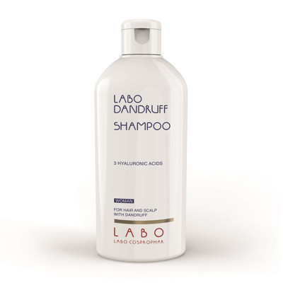 LABO DANDRUFF, šampūnas nuo pleiskanų su 3 hialurono rūgštimis, moterims, 200 ml paveikslėlis