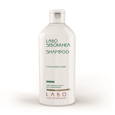 LABO SEBORRHEA, šampūnas nuo seborėjos su 3 hialurono rūgštimis, moterims, 200 ml paveikslėlis