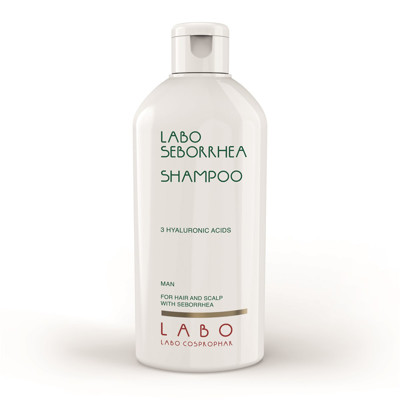 LABO SEBORRHEA, šampūnas nuo seborėjos su 3 hialurono rūgštimis, vyrams, 200 ml paveikslėlis