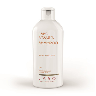 LABO VOLUME, šampūnas suteikiantis apimties su 3 hialurono rūgštimis, vyrams, 200 ml paveikslėlis
