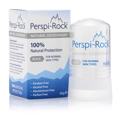 PERSPI ROCK, dezodorantas nuo prakaitavimo (natūralus druskos kristalas), 60 g. paveikslėlis
