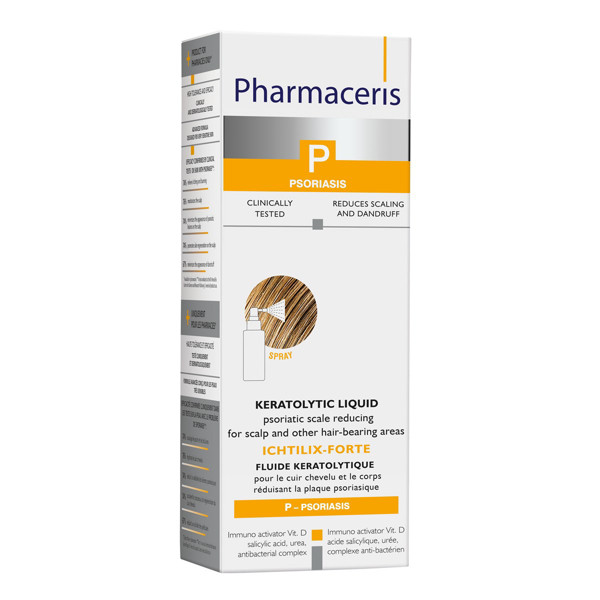 PHARMACERIS P ICHTILIX FORTE, keratolinis purškiklis,125 ml paveikslėlis