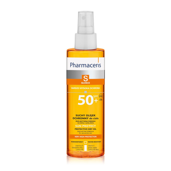 PHARMACERIS S, purškiamas aliejus, SPF50+, 200 ml paveikslėlis
