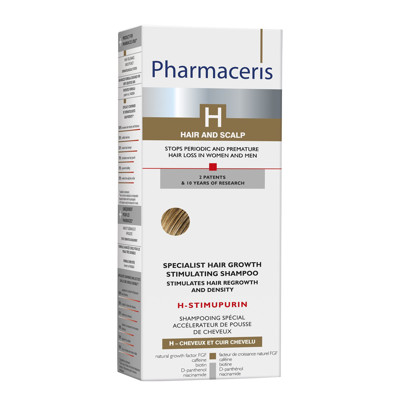 PHARMACERIS H STIMUPURIN, augimą skatinantis šampūnas, 250 ml paveikslėlis