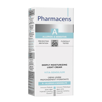 PHARMACERIS A VITA SENSILIUM, drėkinamasis kremas, SPF20, 50 ml paveikslėlis
