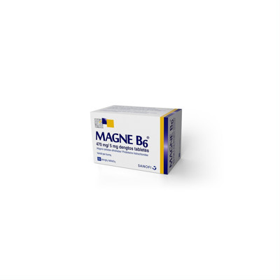 MAGNE B6, 470 mg/5 mg, dengtos tabletės, N50  paveikslėlis