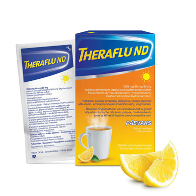 THERAFLU ND, 1000 mg/60 mg/30 mg, milteliai geriamajam tirpalui, N6 paveikslėlis