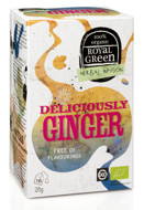 ROYAL GREEN BIO Deliciously Ginger arbata 1.8g N16 paveikslėlis