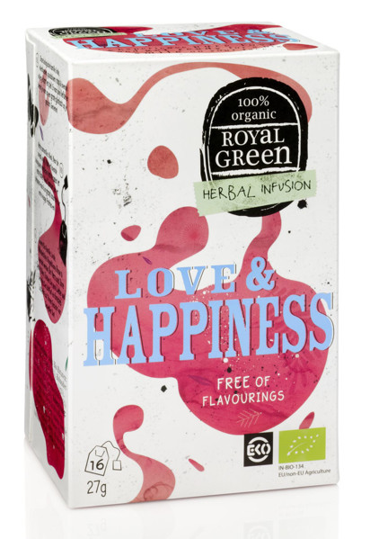 ROYAL GREEN BIO Love& Happiness arbata 1.7g N16 paveikslėlis