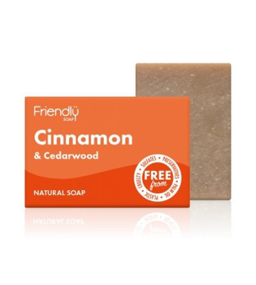 FRIENDLY SOAP natūralus rankų darbo muilas su cinamonu ir kedru „Cinnamon & Cedarwood", 95 g paveikslėlis