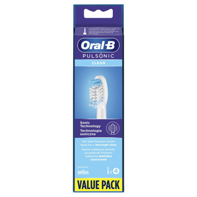 ORAL-B PULSONIC CLEAN, elektrinio dantų šepetėlio galvutės, 4 vnt. paveikslėlis