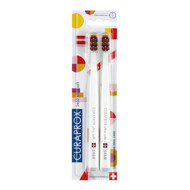 CURAPROX CS 5460 DUO POP ART EDITION, dantų šepetėlių rinkinys, 2 vnt. paveikslėlis