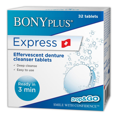 BONYPLUS EXPRESS, dezinfekcinės tabletės, 32 vnt. paveikslėlis
