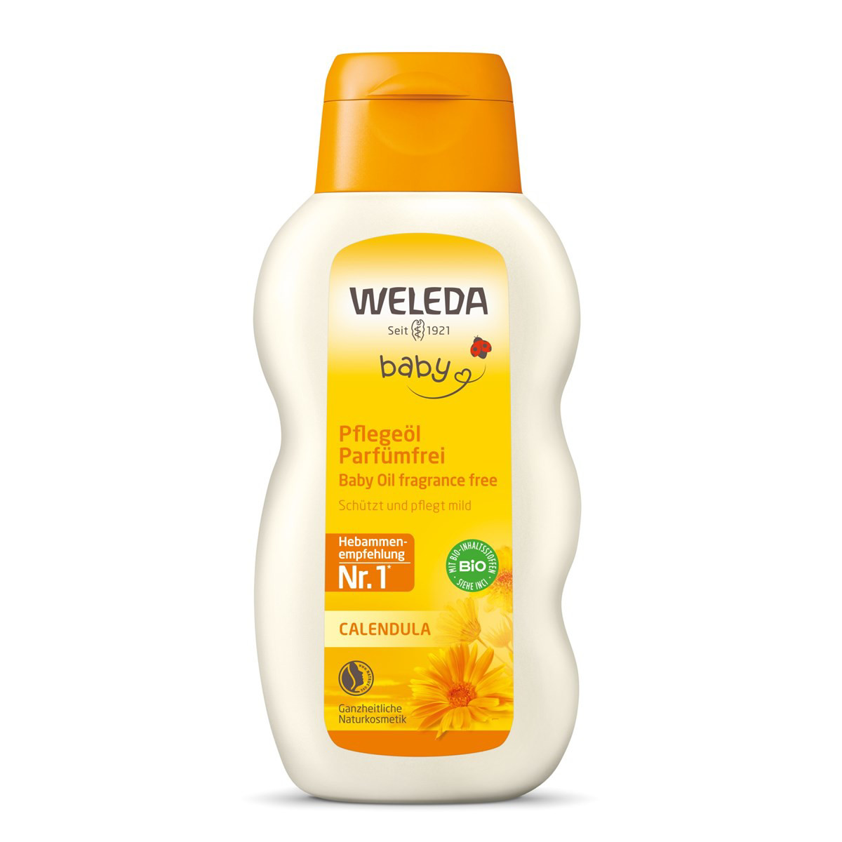 WELEDA CALENDULA, vaikiškas aliejus kūnui, 200 ml