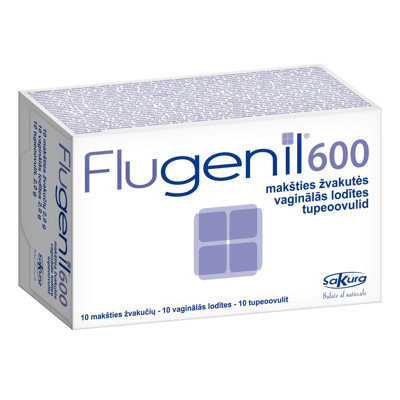 FLUGENIL 600, 10 ovulių paveikslėlis