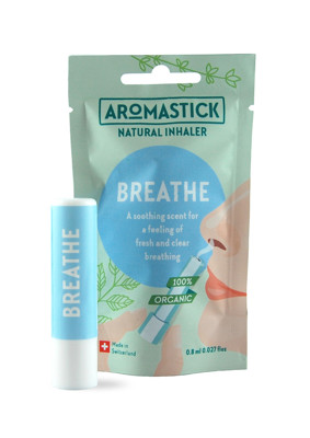 Aromastick 100 % natūralus uostukas - nosies inhaliatorius "Breathe" paveikslėlis