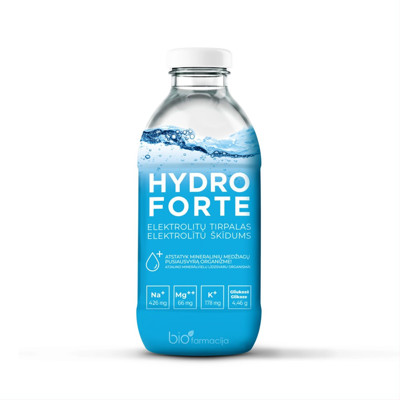 HYDRO FORTE, elektrolitų tirpalas, 0,33 l paveikslėlis