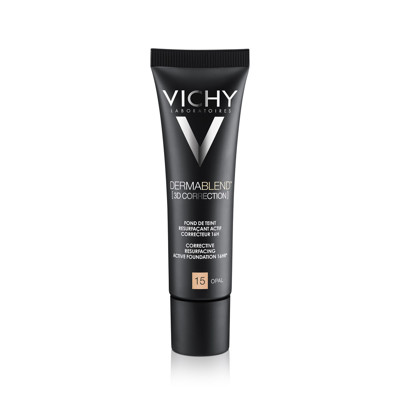 VICHY DERMABLEND 3D, koreguojamasis makiažo pagrindas, SPF25, Nr.15, 30 ml paveikslėlis