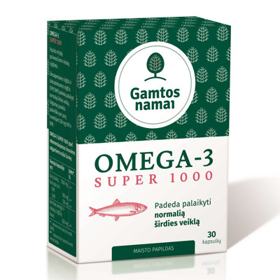 Žuvų taukai - Omega-3 | Gintarinė vaistinė