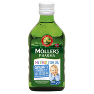 MOLLER'S BABY, mano pirmieji žuvų taukai, 250 ml paveikslėlis MOLLER'S BABY, mano pirmieji žuvų taukai, 250 ml paveikslėlis