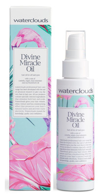 Waterclouds žvilgesio aliejus Divine Miracle Oil, 100ml + DOVANA Milanobrush  šepetys Angel Dream paveikslėlis