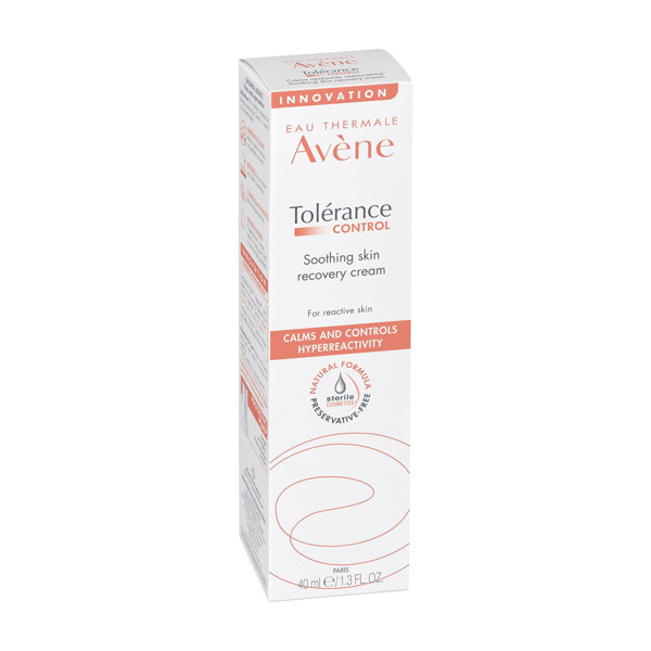 AVENE TOLERANCE CONTROL, kremas veidui, atkuriamasis, 40ml paveikslėlis