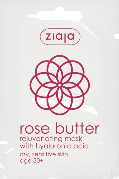 ZIAJA Rožių sviesto atnaujinanti veido kaukė 7 ml paveikslėlis