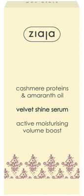 Ziaja, kašmyro proteinų burnočio (amaranto) aliejaus aksominio blizgesio serumas, 50 ml paveikslėlis